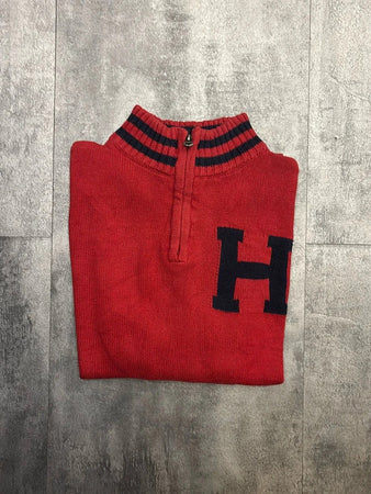 🛒Pull Tommy Hilfiger Rouge et Bleu Marine 12 ans🛒
