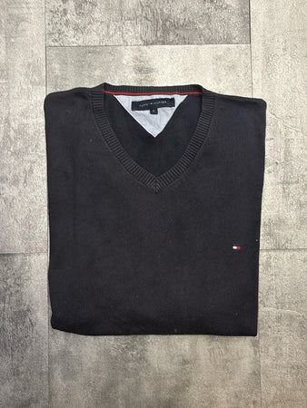 🛒Pull Tommy Hilfiger XL Noir Col V🛒