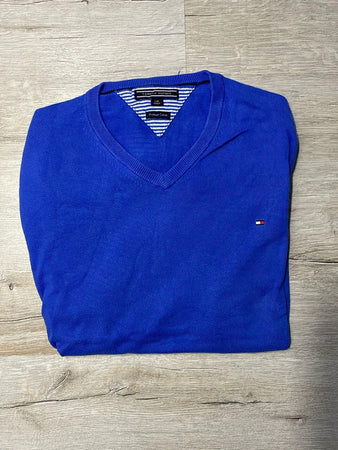 🛒Pull Tommy Hilfiger Bleu L🛒