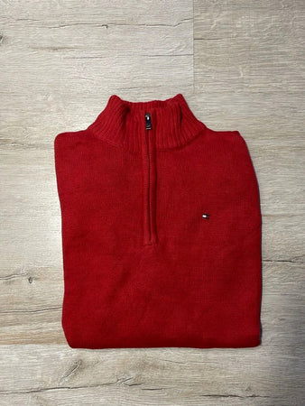 🛒Pull Tommy Hilfiger Rouge L🛒