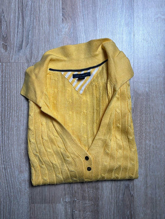 🛒Pull Tommy Hilfiger Jaune Taille L🛒