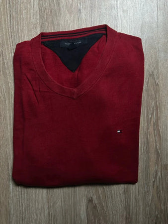 🛒Pull Tommy Hilfiger Rouge L🛒