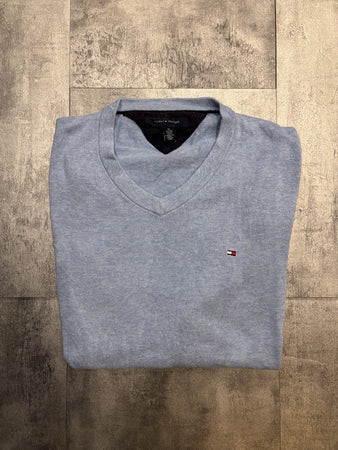 🛒Pull Tommy Hilfiger Bleu Clair Taille XXL🛒