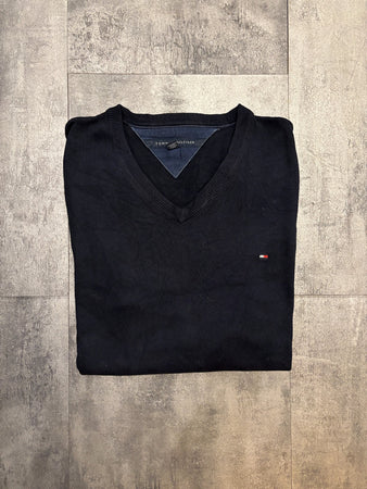 🛒Pull Tommy Hilfiger Bleu Marine Taille L🛒