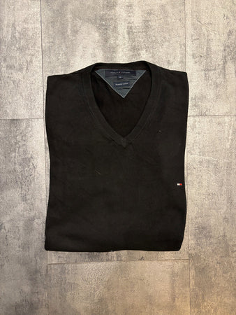 🛒Pull Tommy Hilfiger XL Noir Col V🛒