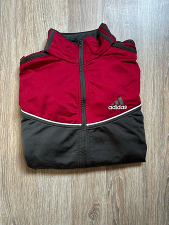 🛒Veste adidas Vintage Rouge et Gris foncé - Taille XL🛒