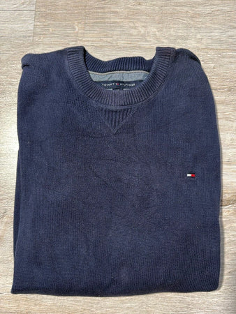 🛒Pull Tommy Hilfiger Bleu Marine Taille L🛒