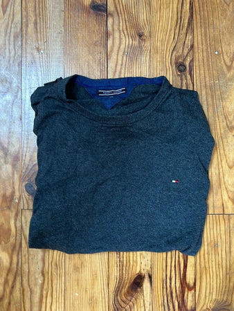 🛒Pull Tommy Hilfiger XXL Gris anthracite🛒