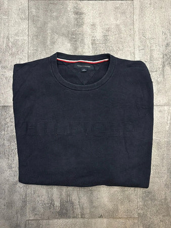 🛒Pull Tommy Hilfiger Bleu Marine Taille L🛒