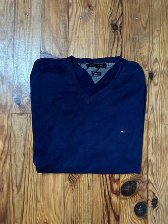 🛒Pull Tommy Hilfiger XL Bleu Marine🛒
