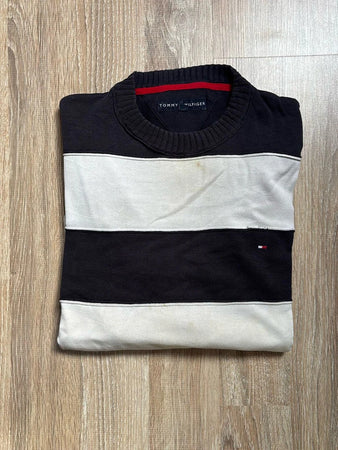 🛒Pull Tommy Hilfiger M Rayé Noir et Blanc🛒