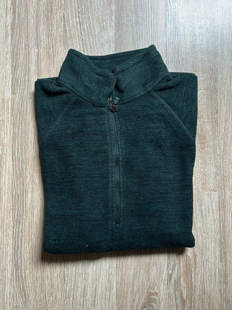 🛒Pull zippé vert foncé Eddy Bauer taille M🛒
