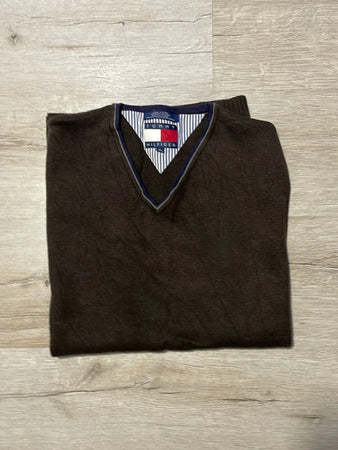 🛒Gilet sans manches Tommy Hilfiger XL Marron🛒