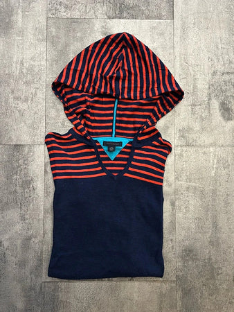 🛒Sweat à capuche rayé Tommy Hilfiger L 🛒