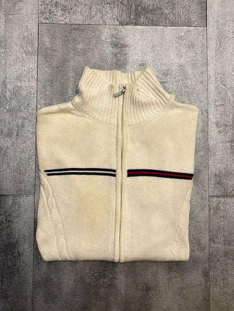 🛒Pull zippé Tommy Hilfiger XS Crème 🛒