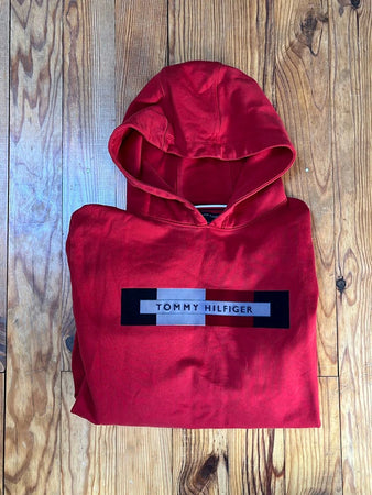 🛒Sweat à capuche rouge Tommy Hilfiger XL🛒