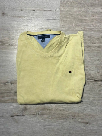 🛒Pull Tommy Hilfiger Jaune Taille XL🛒