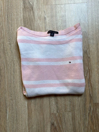 🛒Pull rayé rose et blanc Tommy Hilfiger XS🛒