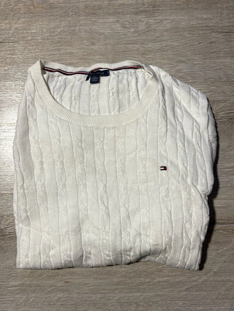 🛒Pull Tommy Hilfiger Blanc Taille XXL🛒