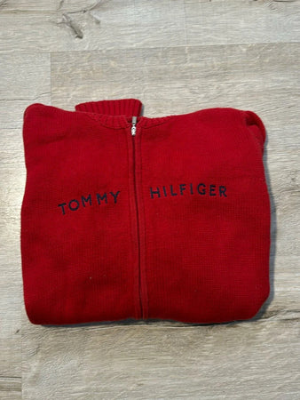 🛒Gilet zippé rouge Tommy Hilfiger XL🛒