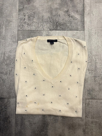 🛒Pull Tommy Hilfiger Crème Taille L🛒
