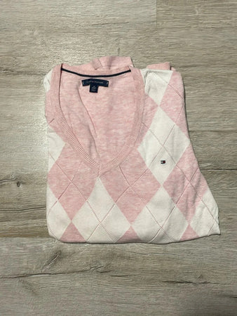🛒Pull rose et blanc Tommy Hilfiger XS🛒