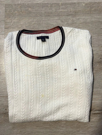 🛒Pull Tommy Hilfiger Blanc XL🛒