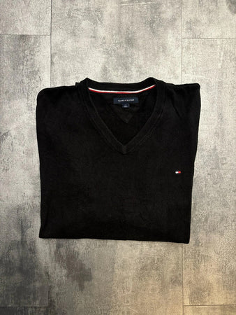 🛒Pull Tommy Hilfiger L/G Noir Basique 🛒