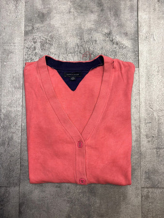 🛒Gilet boutonné rose Tommy Hilfiger Taille L🛒