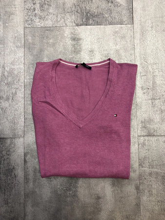 🛒Pull col V Tommy Hilfiger Taille S🛒