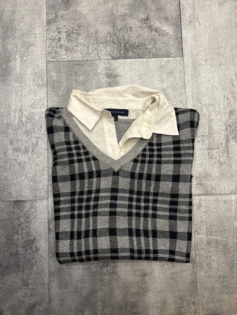 🛒Pull à carreaux Tommy Hilfiger taille M🛒