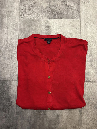 🛒Gilet rouge vif Tommy Hilfiger XL🛒
