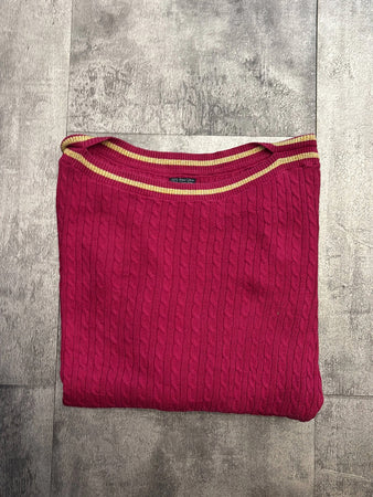 🛒Pull Tommy Hilfiger Rose/Doré Taille L🛒