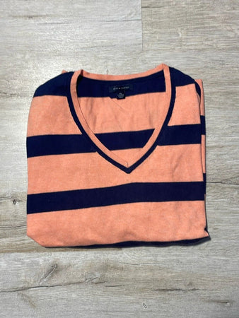 🛒Pull Tommy Hilfiger XXL rayures Corail/Bleu Marine🛒