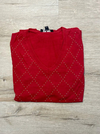 🛒Haut Tommy Hilfiger Rouge L🛒