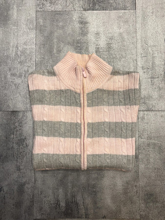 🛒Gilet zippé rose et gris Tommy Hilfiger M🛒