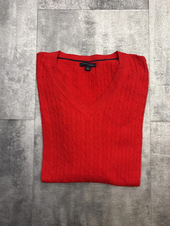 🛒Pull Tommy Hilfiger Rouge L🛒