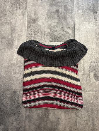 🛒Pull court rayé Tommy Hilfiger L🛒