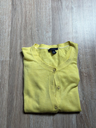 🛒Gilet boutonné jaune Tommy Hilfiger M🛒