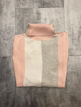 🛒Pull Tommy Hilfiger Rose & Gris Taille L🛒