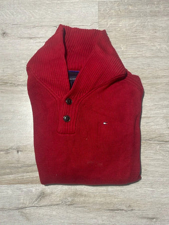 🛒Pull Tommy Hilfiger Rouge L🛒