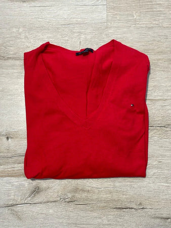 🛒Pull Tommy Hilfiger Rouge L🛒