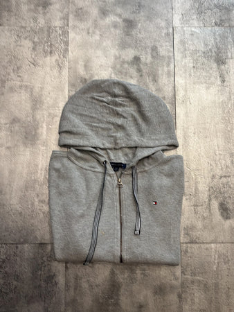 🛒Sweat à capuche zippé Tommy Hilfiger gris taille L🛒