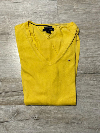 🛒Pull jaune Tommy Hilfiger S🛒