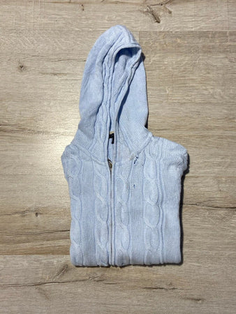 🛒Sweat à capuche zippé bleu clair Tommy Hilfiger S🛒