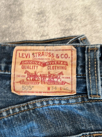 🛒Jeans Levi's 505 W34 L30🛒(2E535)