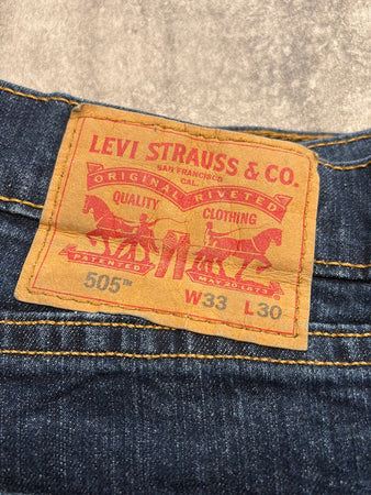 🛒Jeans Levi's 505 W33 L30🛒(2E489)