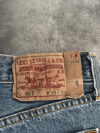 🛒Short en Jean Levi's 501 W33🛒(2E691)
