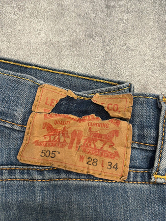 🛒Jeans Levi's 505 W28 L34🛒(2E756)