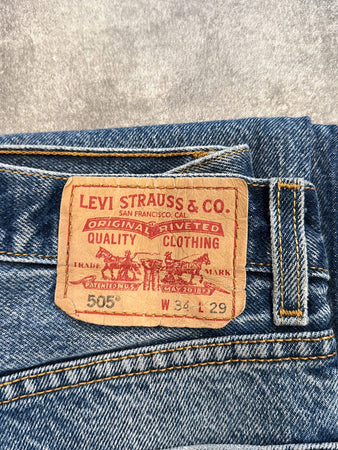 🛒Jeans Levi's 505 W34 L29🛒(2E809)